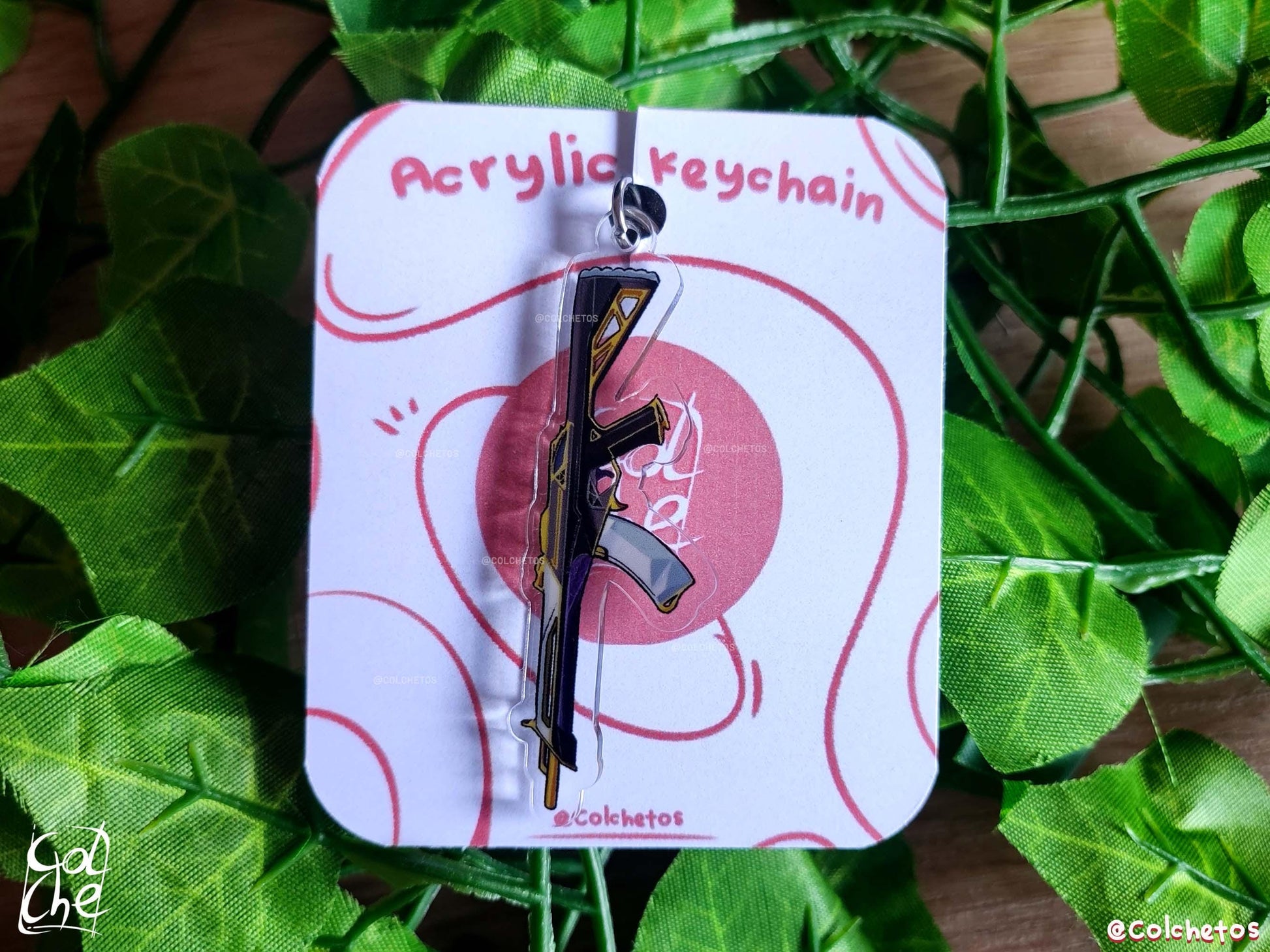 Vandal Prime Keychain Valorant - Vandal Key Ring - Regalo Gamer - Gift for Gamers - By Colchetos