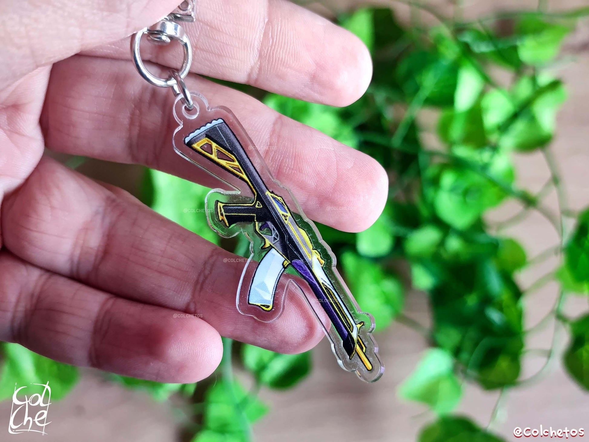 Vandal Prime Keychain Valorant - Vandal Key Ring - Regalo Gamer - Gift for Gamers - By Colchetos