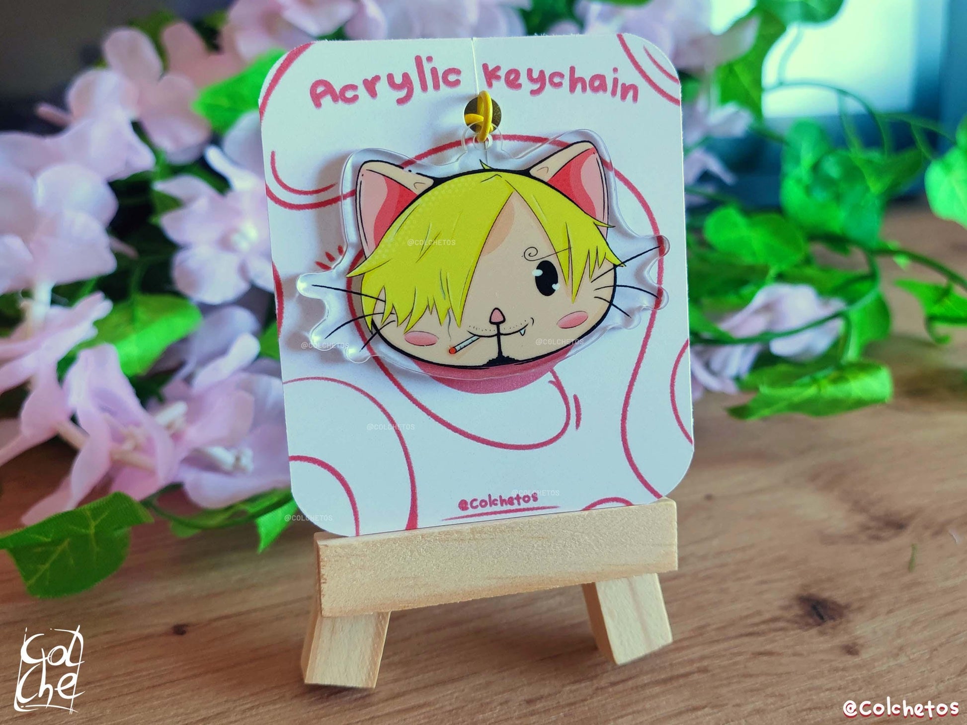 Sanji Cat - Mugiwaras - One Piece - Anime Neko - by Colchetos