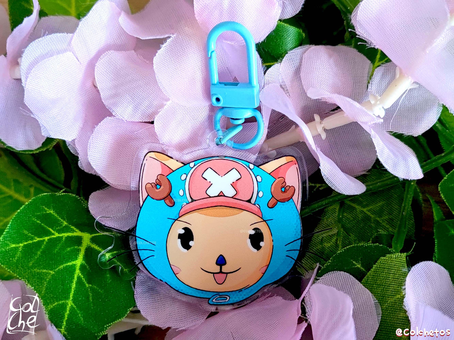 Tony Tony Chopper Cat - Acrylic Pin Anime - One Piece - Anime Neko - by Colchetos