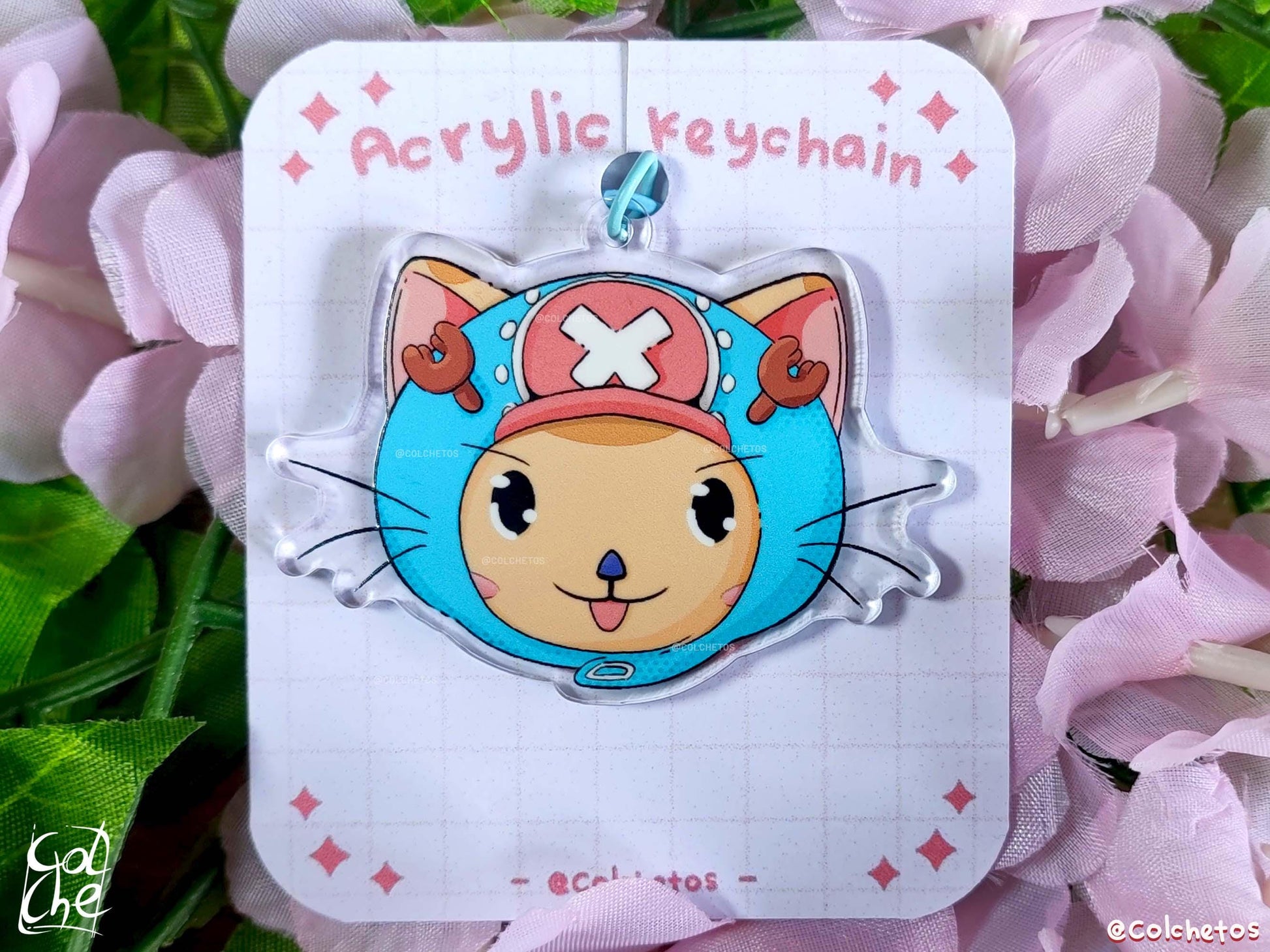 Tony Tony Chopper Cat - Acrylic Pin Anime - One Piece - Anime Neko - by Colchetos