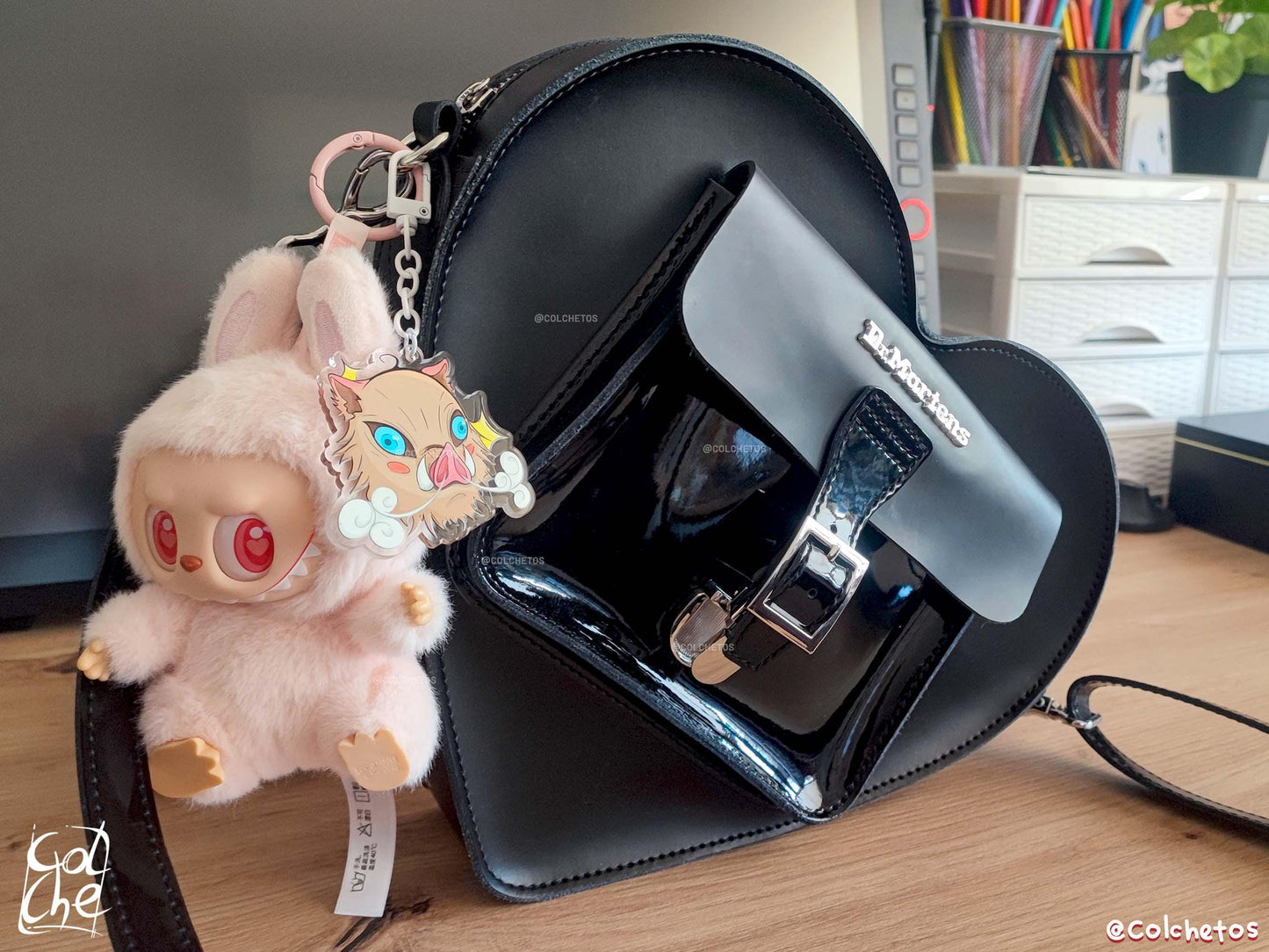 Inosuke Hashibira Acrylic Keychain - Demon Slayer - Kimetsu no Yaiba - by Colchetos