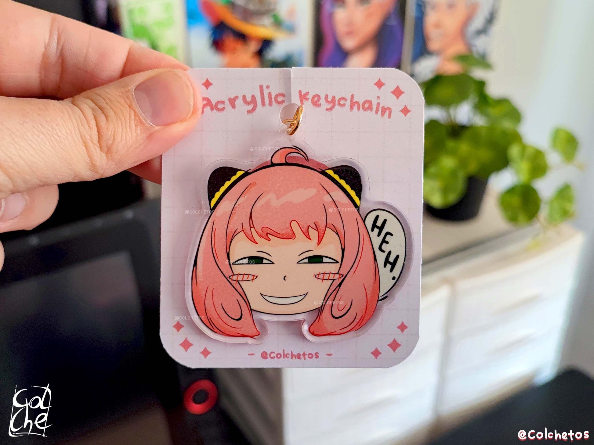 Anya Forger Acrylic Keychain - Spy x Family - By Colchetos