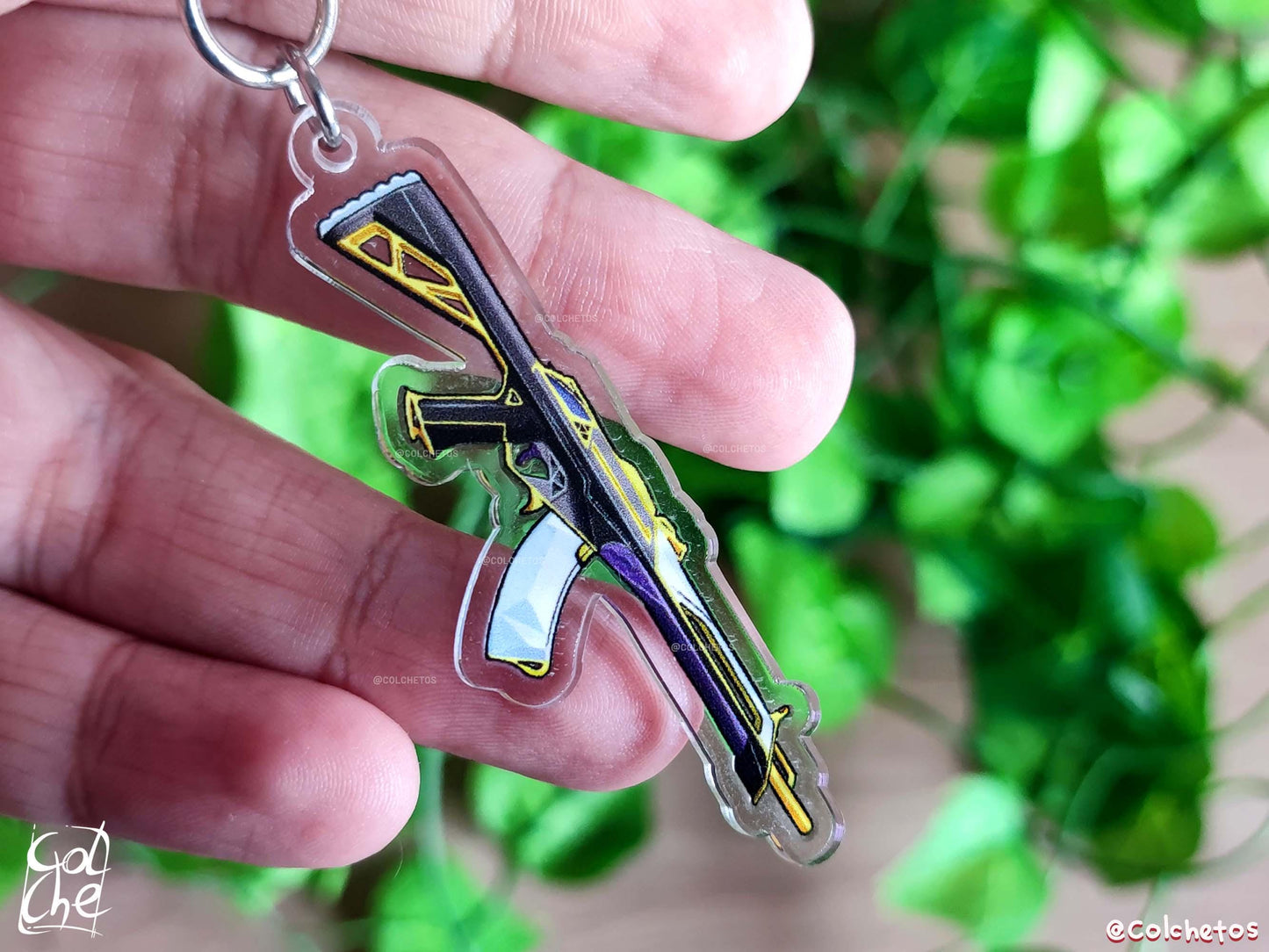 Vandal Prime Keychain Valorant - Vandal Key Ring - Regalo Gamer - Gift for Gamers - By Colchetos