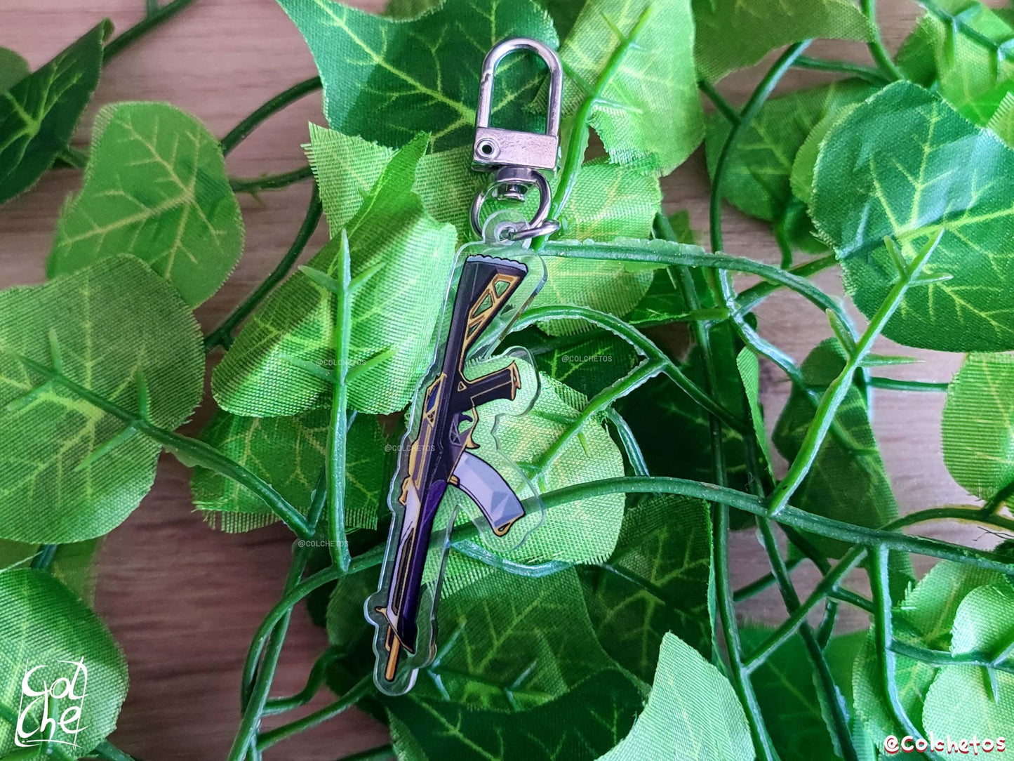 Vandal Prime Keychain Valorant - Vandal Key Ring - Regalo Gamer - Gift for Gamers - By Colchetos