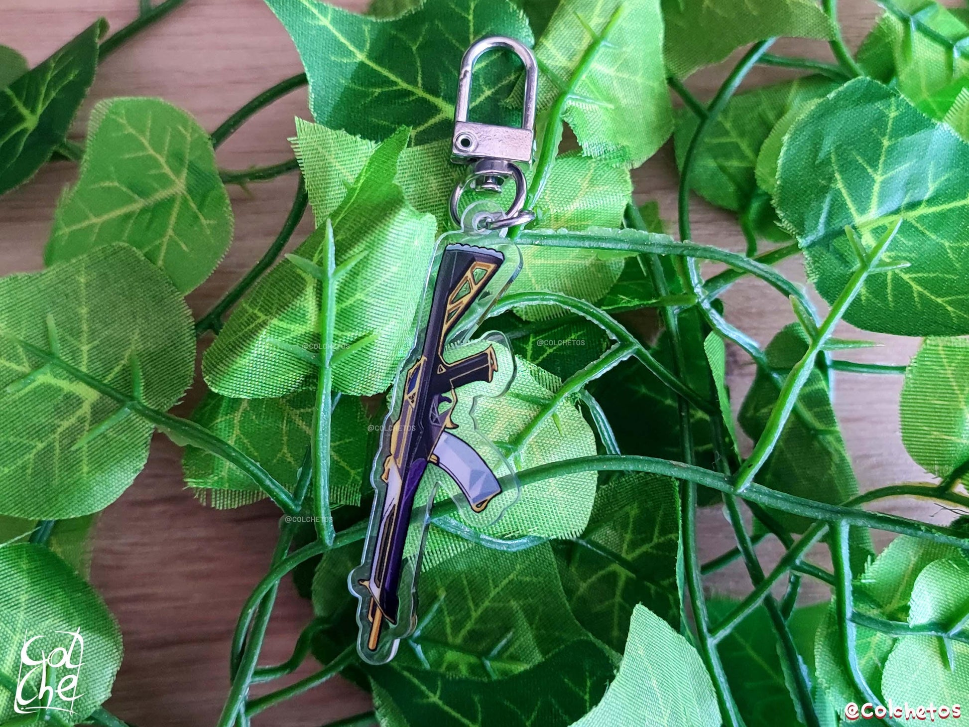 Vandal Prime Keychain Valorant - Vandal Key Ring - Regalo Gamer - Gift for Gamers - By Colchetos