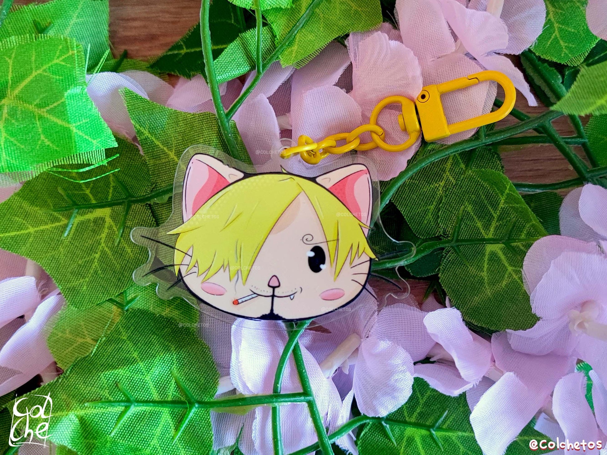Sanji Cat - Mugiwaras - One Piece - Anime Neko - by Colchetos