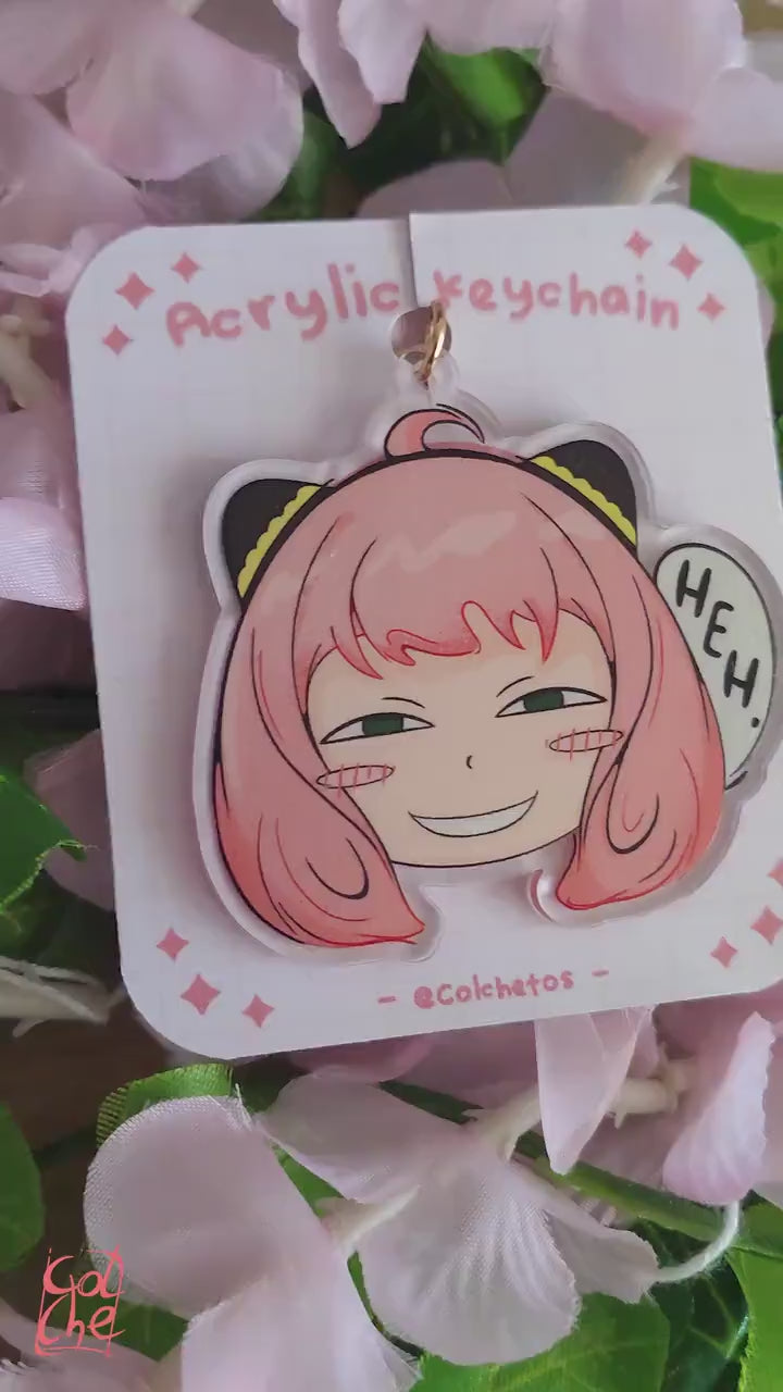 Anya Forger Acrylic Keychain - Spy x Family - By Colchetos