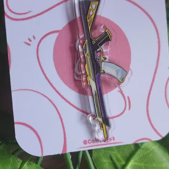 Vandal Prime Keychain Valorant - Vandal Key Ring - Regalo Gamer - Gift for Gamers - By Colchetos