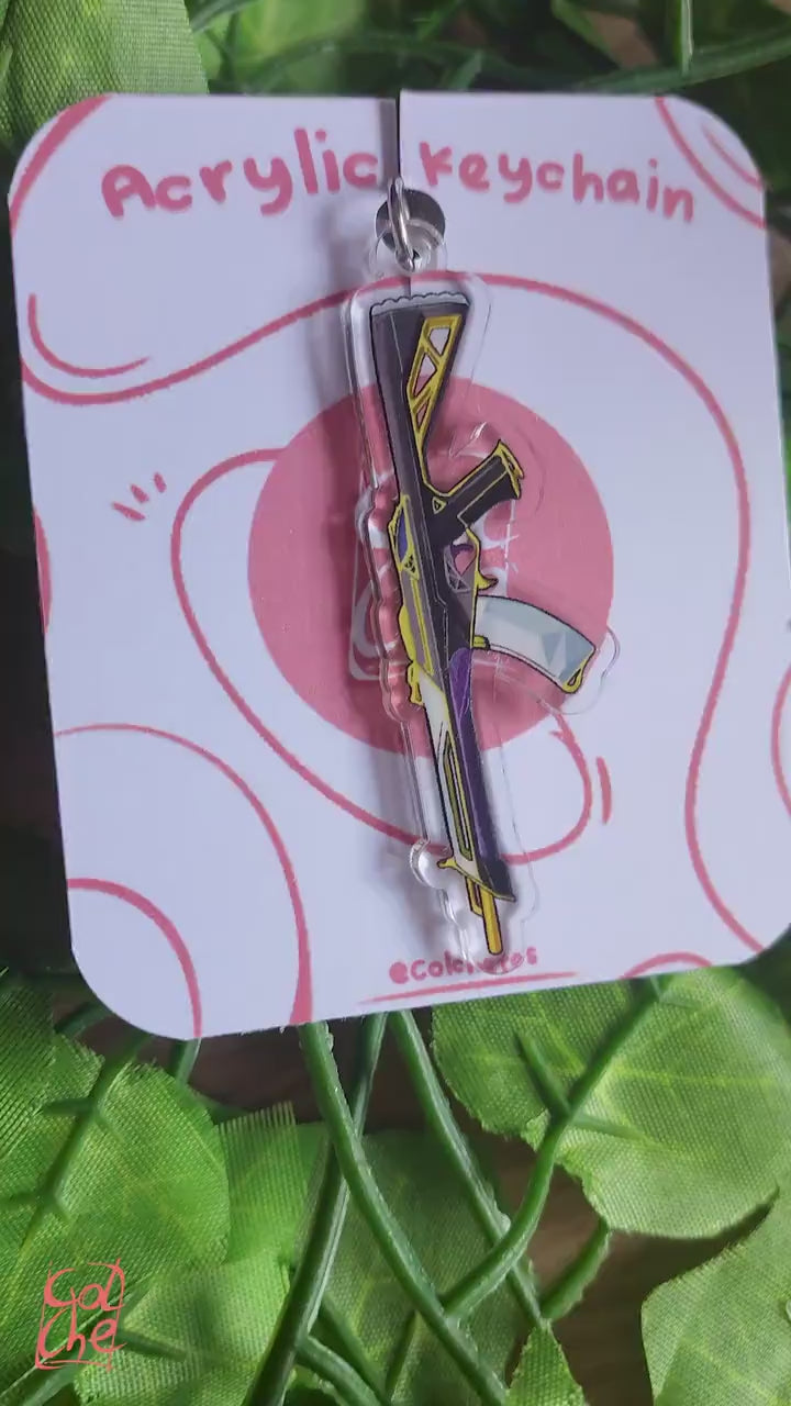 Vandal Prime Keychain Valorant - Vandal Key Ring - Regalo Gamer - Gift for Gamers - By Colchetos